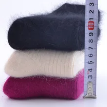Высококачественные толстые зимние носки 50% шерстяные носки женские махровые носки однотонные толстые зимние носки женские носки calcetines de lana