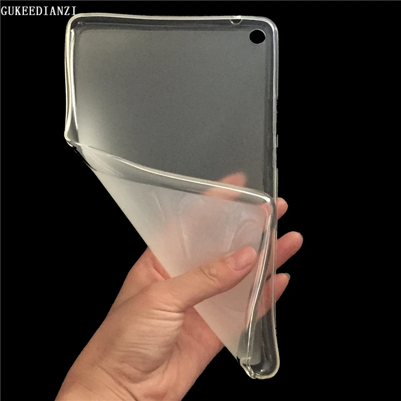 

GUKEEDIANZI Tablet Case For Huawei MediaPad T3 8.0 KOB-L09 KOB-W09 /For Honor Play Pad 2 8.0 Soft TPU Matte Transparent Cover