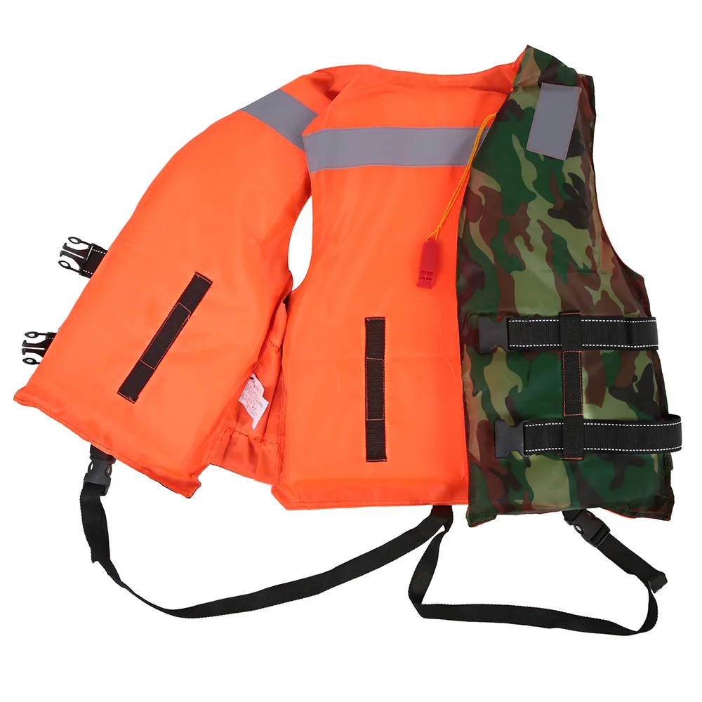 Universal Adult Buoyancy Flotation Swimming Life Jacket Vest Camouflage