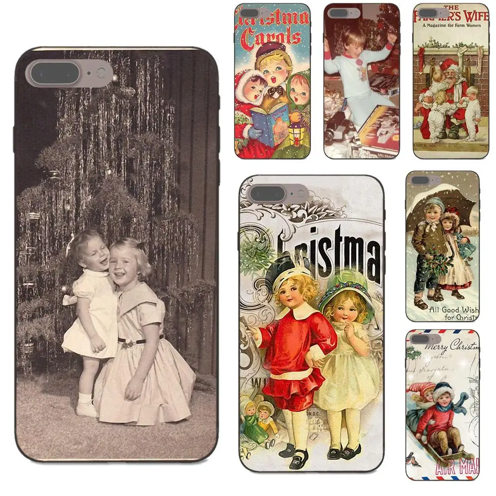 

TPU Case Vintage Christmas Kid For Huawei Honor 5A 6A 6C 7A 7C 7X 8A 8C 8X 9 10 P8 P9 P10 P20 P30 Mini Lite Plus