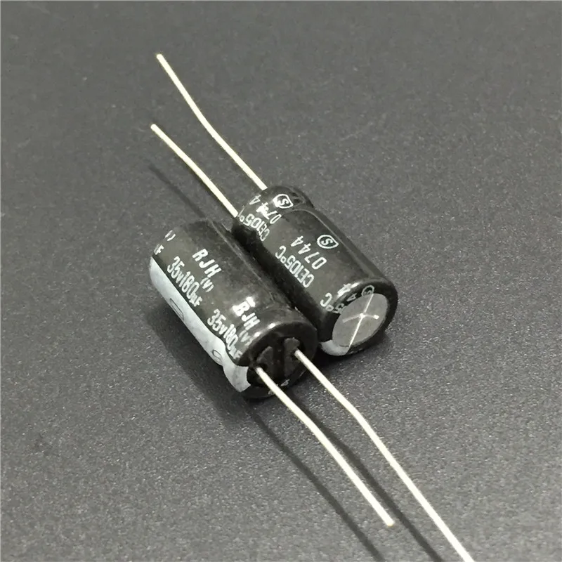 10pcs 180uF 35V ELNA RJH Series 8x15mm Extra Low Impedance 35V180uF