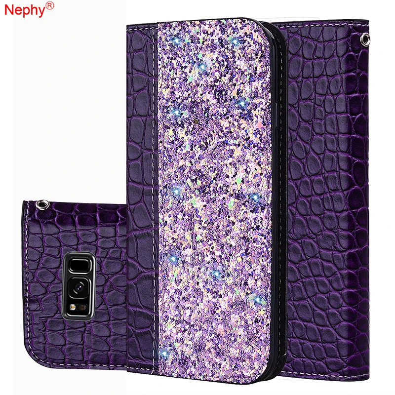 Шикарный кожаный чехол для телефона Samsung Galaxy S8 S9 Plus Note9 A8 J4 J6 J8 2018 J3 J5 2016 J7 2017 Prime Pro