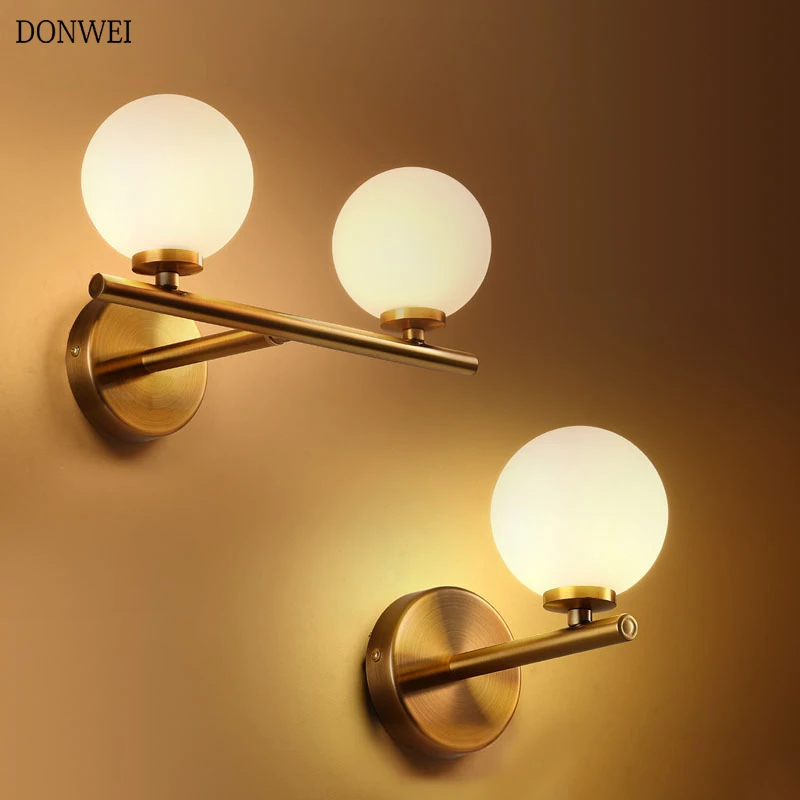 Nordic Modern Led Wall Lamps Acrylic Ball Indoor Wall Lights For Living Room Bedroom Artistic Wall Lighting Fixtures Luminaire Led Indoor Wall Lamps Aliexpress