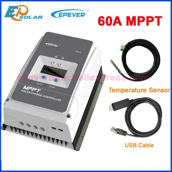 

EPEVER Tracer6415AN Tracer6420AN 60A MPPT Solar Charge Controller cell battery charger Regulator 6415AN 6420AN tracer LCD 60amps