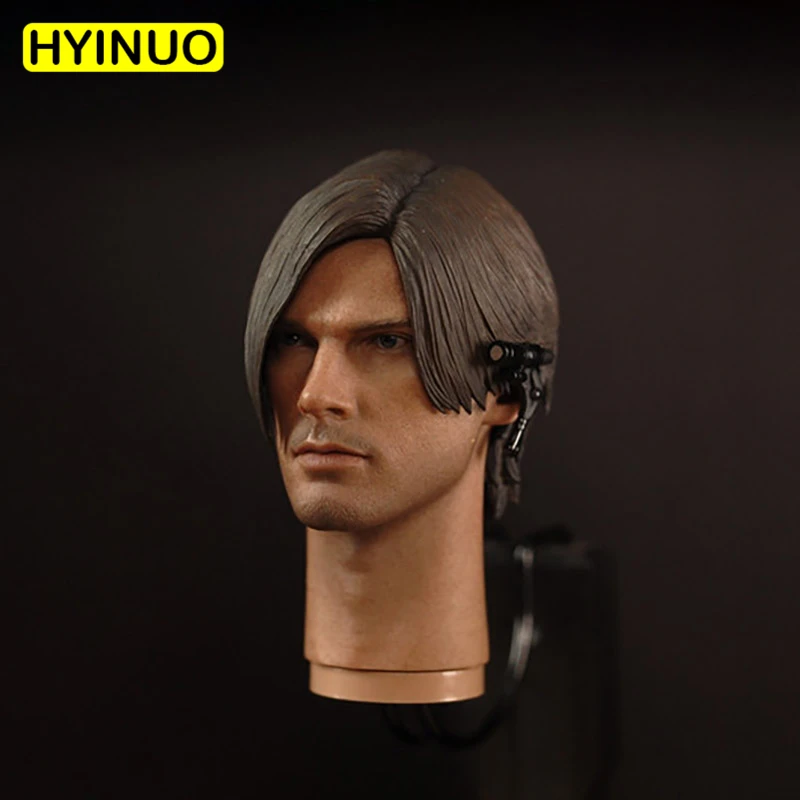 

1/6 Scale Biohazard6 Resident Evil 6 Leon Scott Kennedy Cool version Head Sculpt Headplay for 12" Action Figure Body Doll Toys
