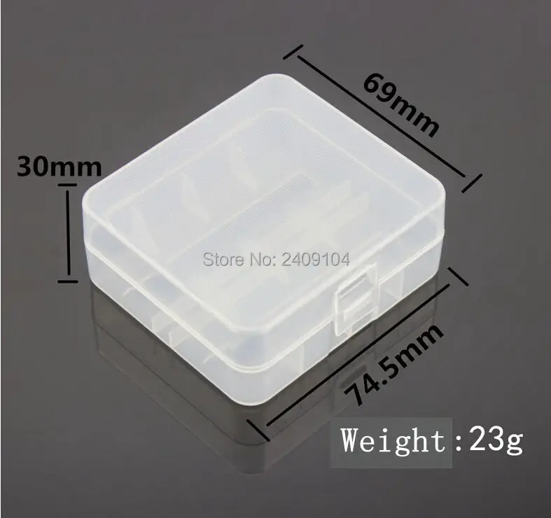 SZAICHGSI держатель батареи Коробка Для Хранения Прозрачный чехол для 2x26650