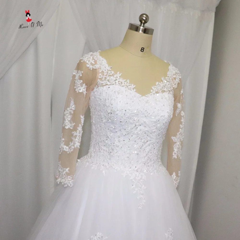 16875 27 De Réductionchine Vintage Robe De Mariée Longue Court Train Dentelle Robes De Mariée Princesse Sequin Robes De Mariée 34 Manches Vestido