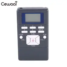 Мини портативный карманный HRD-102 цифровой fm-радио двухканальный с наушниками