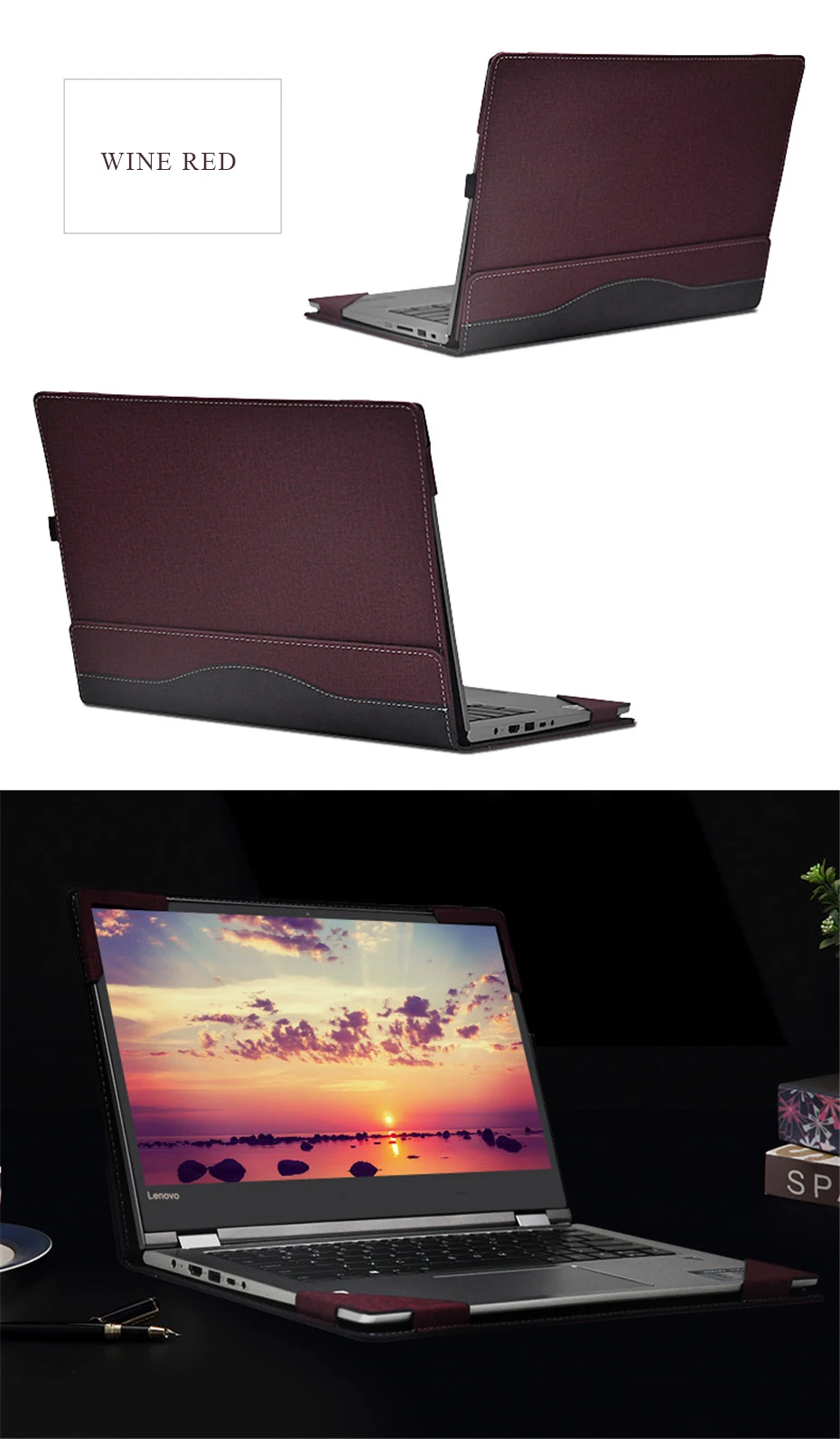 Для 14 дюймов lenovo Yoga 530 чехол для ноутбука съемный чехол для ноутбука сумка для lenovo Yoga 530-14 530-14IKB защитный чехол