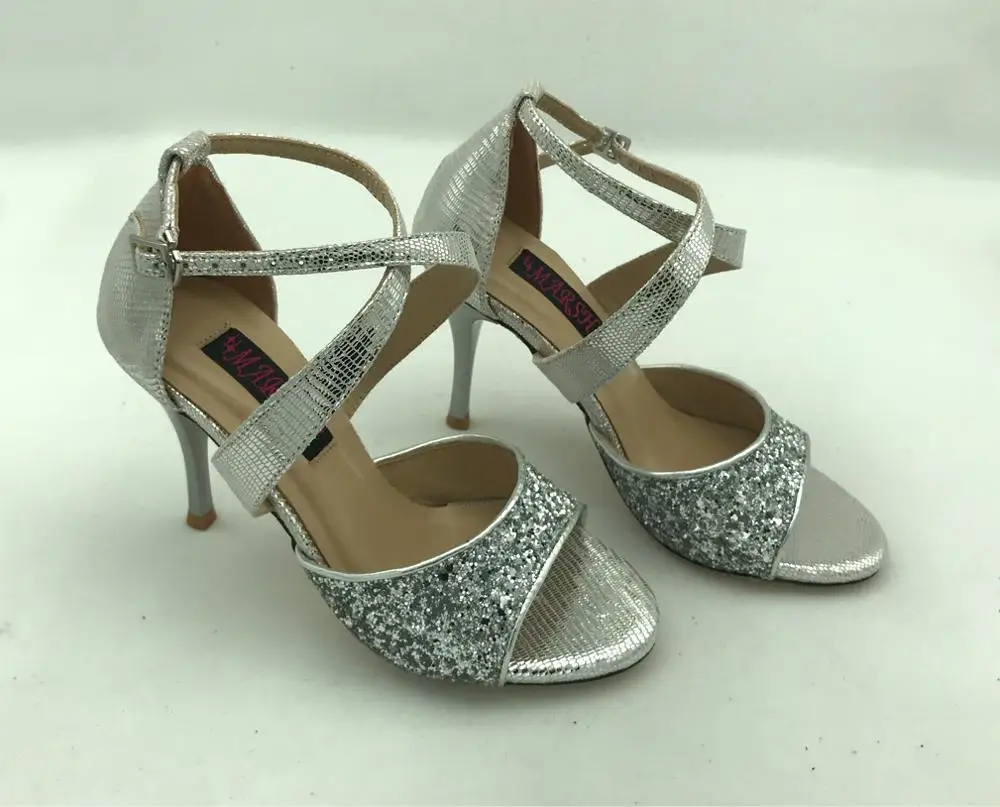 Comfortable and Fashional Argentina Tango Dance Shoes  Party Shoes Wedding Shoes  leather outsole T62100SLG  in 9cm heel