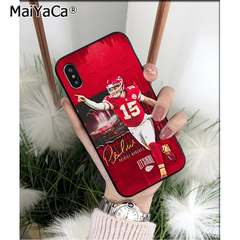 MaiYaCa Kansas City Chief ТПУ Мягкие аксессуары для телефонов чехол для телефона для iPhone X XS MAX 6 6s 7 7plus 8 8Plus 5 5S SE XR