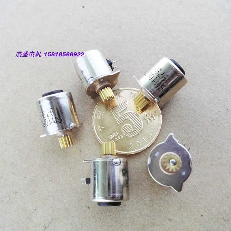 

15PCS DC Mini motor Micro stepper motor 10MM stepper motor with division bar