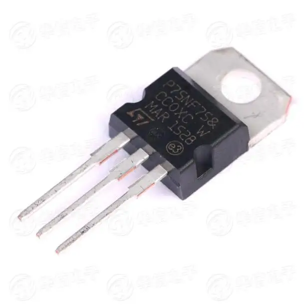 10pcs FET / P75NF75/ STP75NF75 /TO-220