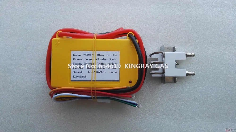 220v Ac Gas Grill Ignition Controller Hot Sale Gas Oven Igniter Electric Burner Lighter With Spark Electrode