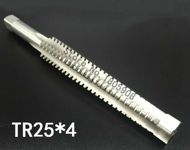 Free Delivery Brand new 1PCS T25*4 high speed steel ladder shaped screw machine screw tap, tap machine T type screw thread