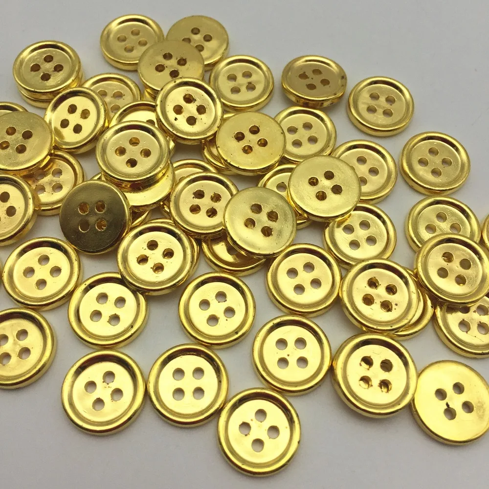 50pcs Resin Buttons Round Sewing Scrapbook Handwork Home Cloth Decor Gift 13mm 