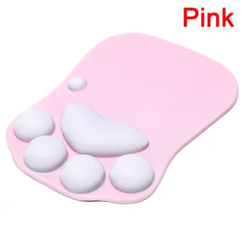 

27*20*1.5cm Silicone Thickening Mouse Wrist Pad Cat Claw Mouse Pad Soft Wrist Rests Wrist Cushion Desk