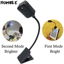 Rumble для Kindle для Kobo EBook Light Boo klight Светодиодная лампа мини карманный свет для книги Регулируемый зажим для чтения книг лампа для чтения
