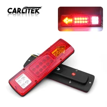 CARLitek 19 светодиодный автомобиль Прицеп Задние Стоп световой индикатор поворота лампы 24V Предупреждение освещение Стайлинг автомобиля