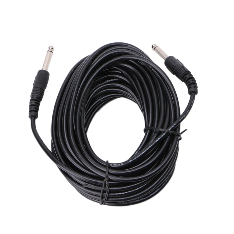 Buy 1PC 10M 6.35mm Male to Male Electric Guitar Bass