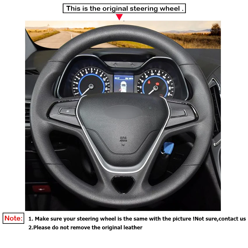 LQTENLEO красный кожаный черный замшевый автомобильный чехол на руль для Chery Arrizo 5 5e- Tiggo 3X 3xe- eQ1