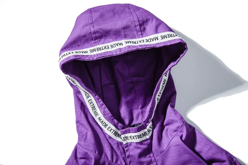 Front Pocket Half Zip Hooded Windbreaker Jacket 5