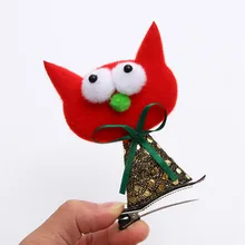 Хэллоуин Детские шпильки для волос Тыква летучие мыши забавная заколка для волос для малышей Костюм для Хеллоуина Игрушка безопасность и выживания Z0824