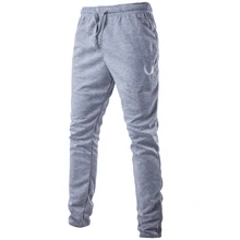 

2018 new men's brand fitness casual men's elastic belt pants men's trousers high-quality fashion casual pants M-XXL
