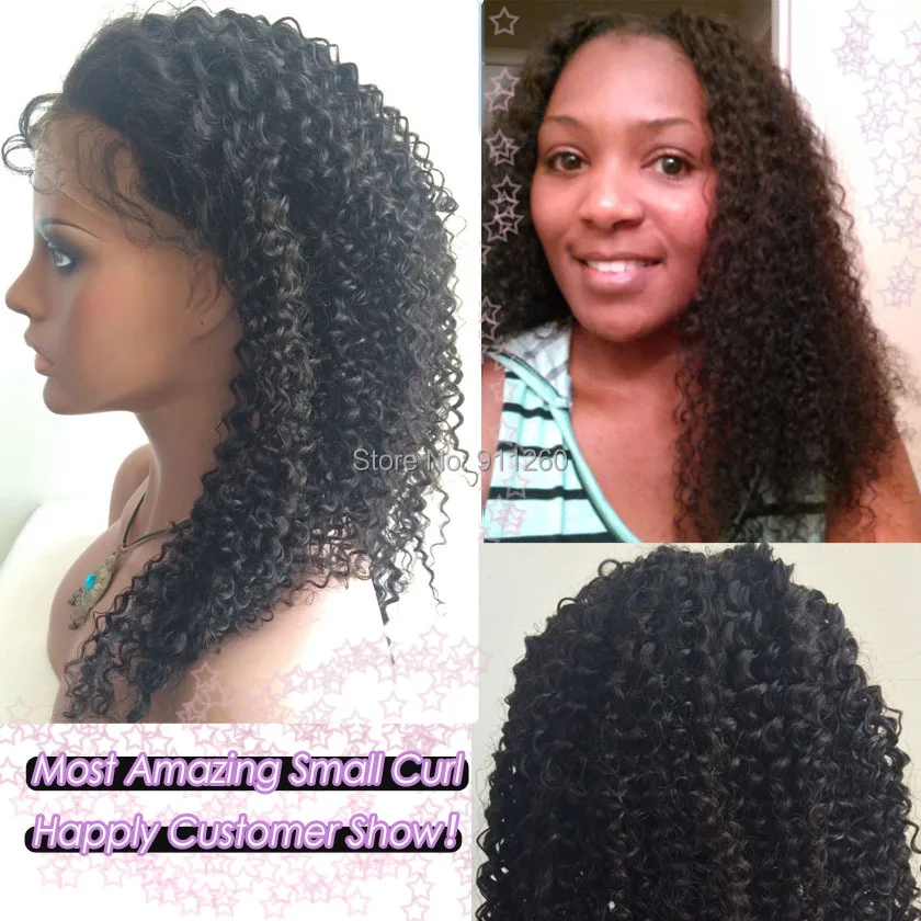 

Cambodian Afro Kinky Curly Brown Hair Color  Indian Human Hair Lace Front Wig For Black Women