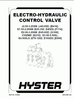 

Hyster Class 3 Electric Motor Hand Trucks Repair Manuals 2013 (HTML+PDF)