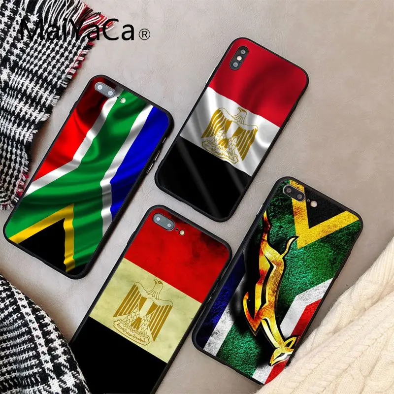 MaiYaCa South African flag DIY Painted Beautiful Phone Case Accessories