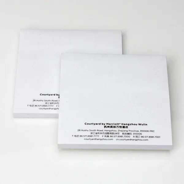 Custom Printed Logo Gift Post It Note Sticky Memo Pads Only Print Black Color In Wall Stickers From Home Garden On Aliexpress
