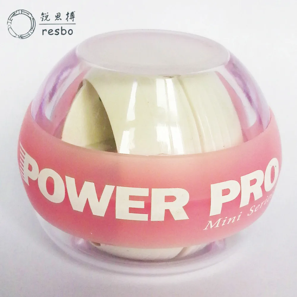 LED Mini Power Wrist Strengthen ball Luminous Forearm Gyroscope Ball Exerciser force Wrist ball Kids/Women Hand Muscle Relax H