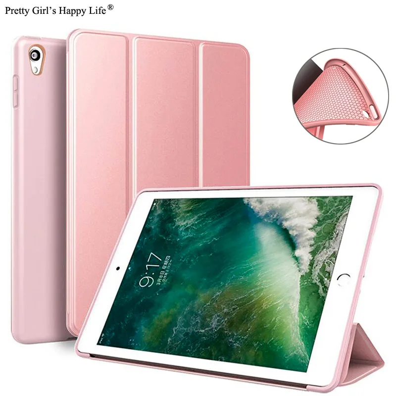 

Case For iPad Pro 10.5 Silicon Cover For iPad Pro 10.5 Original Smart Wake Sleep Slim PU Leather Coque For iPad Pro 10.5 Fundas