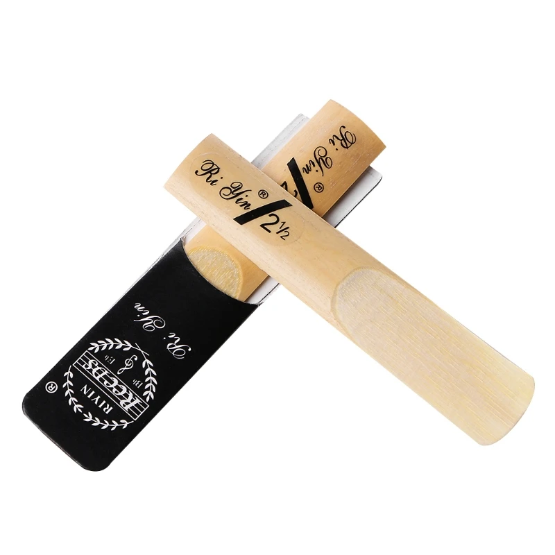

Durable 10pcs 2.5 Strength Bamboo Reeds Bb Clarinet Reeds Music Instrument Part