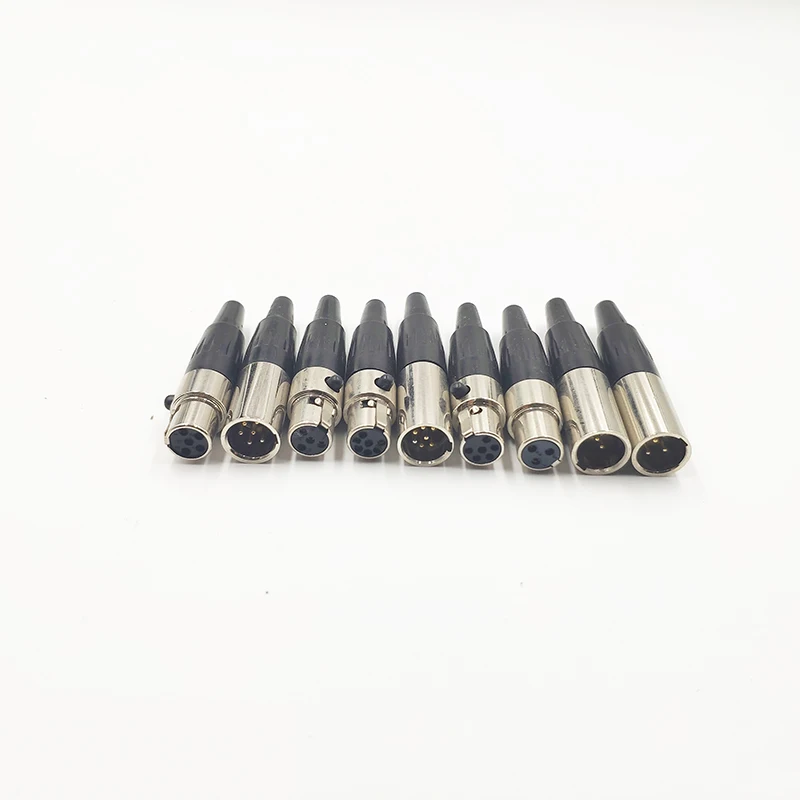 Мини разъемы XLR для микрофона аудио 3/4/5/6/7 Pin Cannon Mic Микрофон Mini Штекерный разъем