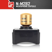 Melhor Substituto! YUEPU RU-M282 Cápsula Do Microfone Microfone Cabeça de Substituição para microfone de Alta-Fidelidade de Voz Material Dourado Metal
