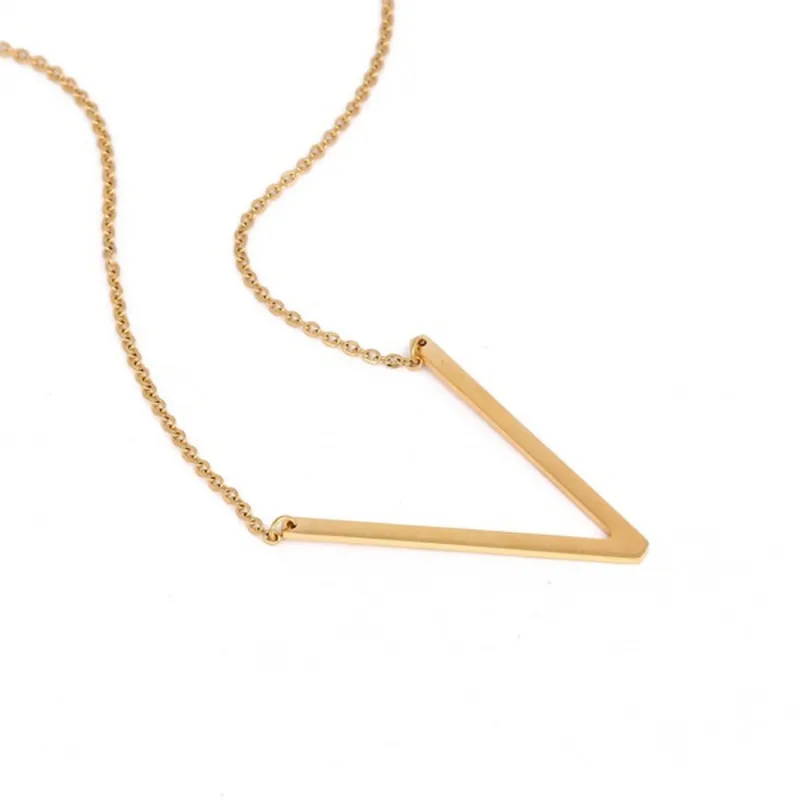 New Minimalist stainless steel Letter Name Necklaces For Women Long Big 15 9520973362_134204967