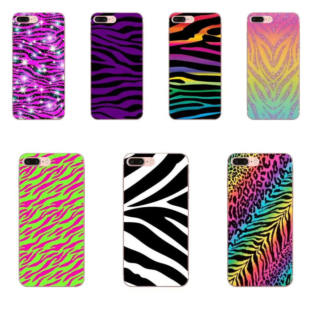 

Special Offer Vertical Phone Case For Apple iPhone 4 4S 5 5C 5S SE 6 6S 7 8 Plus X XS Max XR Neon Zebra