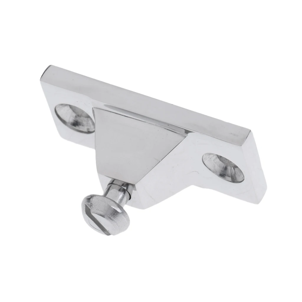 2 Pieces Marine 316 Stainless Steel Side Mount Deck Hinge Boat Bimini Top Fitting Hardware