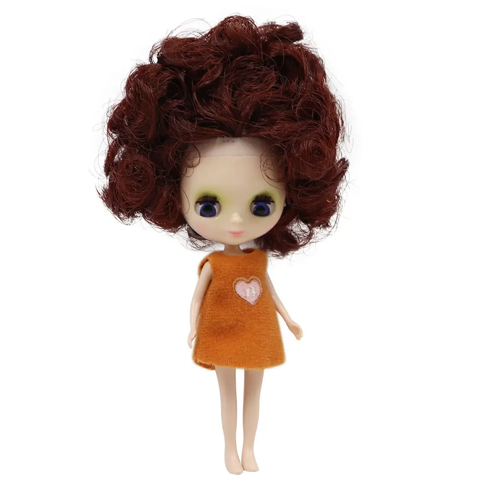 DBS bjd Mini blyth doll Latest explosion head cute doll nude 11cm doll girl gift toy  10