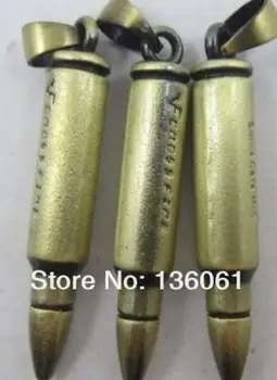 

Vintage Bronze Bullet Charms Punk Metal Pendants For Jewelry Making Findings Bracelets Crafts Handmade Accessories Gifts 10pcs