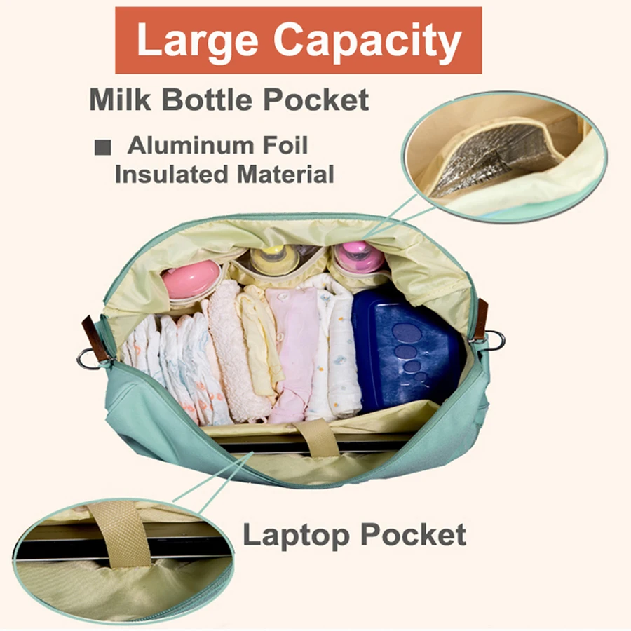 PYETA Diaper Bag For Baby Stuff Accessory,Baby Bag For Mom Travel Shoulder Bag,Nappy Bag Bolsa Maternidade For Baby Care