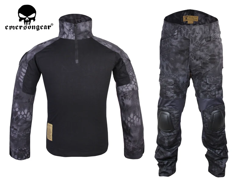Gen2 BDU Tactical Combat Uniform Shirt Pants with Elbow Knee Pads Airsoft Outdoor Hunting Suit TYP EM6927 Party | Дом и сад