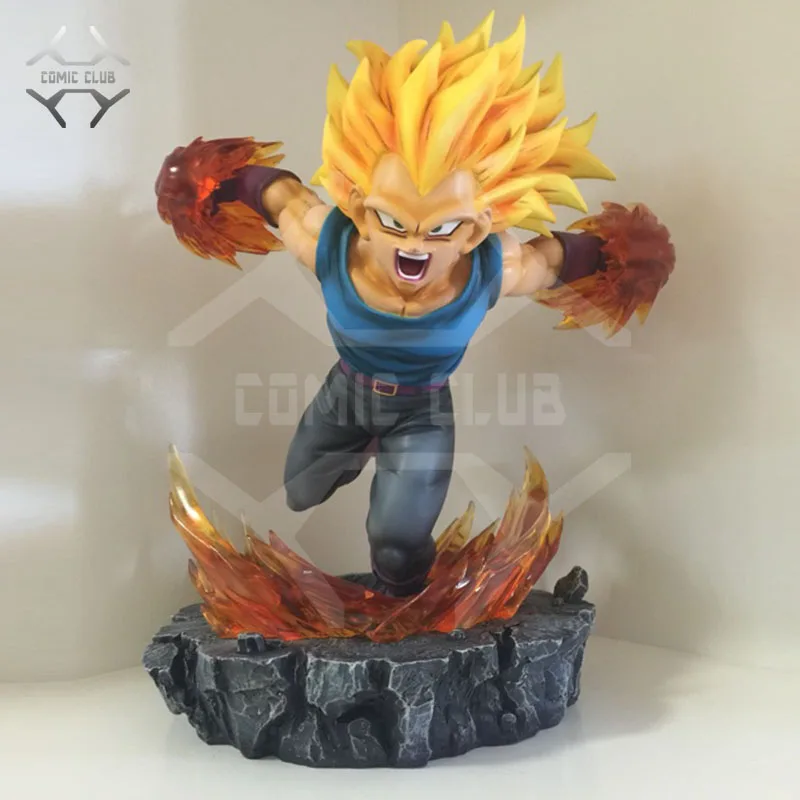 

COMIC CLUB BL Dragon Ball Z 25cm super saiyan 3 Vegeta gk resin action figure toy for Collection
