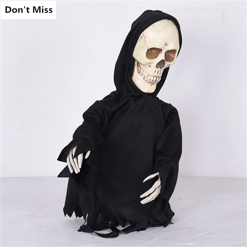 

Spooky Skull Halloween Ghosts Electric Grim Reaper Ghosts Creepy Halloween Props Dancing Ghosts Ktv Scary Halloween Decoration
