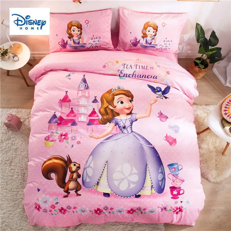 Disney Sofia Princess Comforter Bedding Set For Kids Girls Duvet