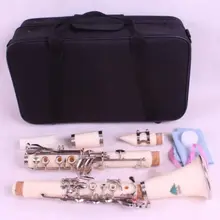 Кларнет ABS Средства ухода за кожей никелированная ключ Bb ключ 17 ключ цвет желтый, синий; размеры 34–43 зеленый розовый