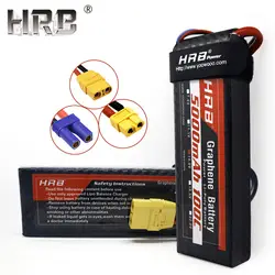 HRB 5000 mah Графен 4S 14,8 V Lipo Батарея XT90 XT60 EC5 TRX разъемы для RC лодка автомобилей Самолет грузовик 100C деканов T Запчасти для хобби