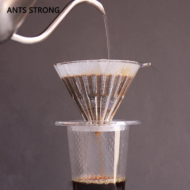 Cheap ANTS STRONG exquisite V60 coffee filter cup/drip coffee filter bowls manually follicular filters tea tools appliance